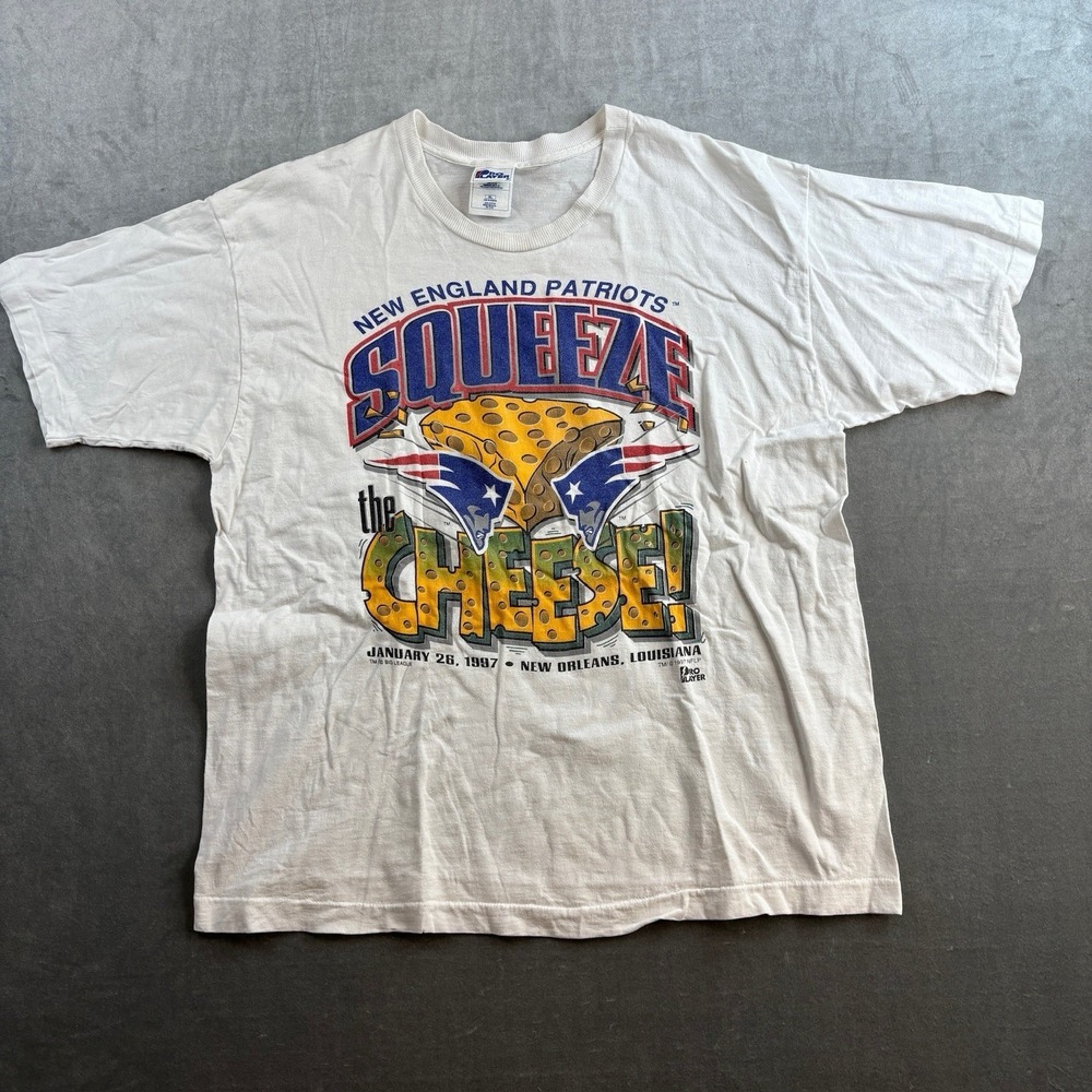 Vintage New England Patriots Super Bowl XXXI 1997 Shirt Pro Player XL